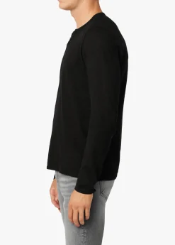 Fashion WINTZ L/S HEMP HENLEY TOPS / TEES