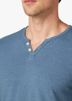 Sale WINTZ L/S HEMP HENLEY TOPS / TEES