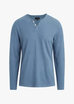 Sale WINTZ L/S HEMP HENLEY TOPS / TEES