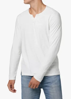 Online WINTZ L/S HEMP HENLEY TOPS / TEES